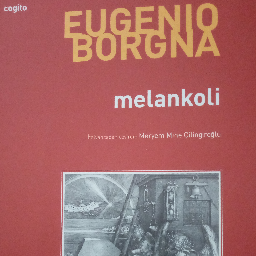 Melankoli - Eugenio Borgana Kovancılar, Elâzığ ve Türkiyenin her yerinden İkinci el ücretsiz kitap