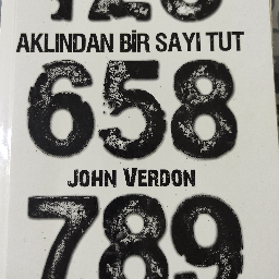 Aklından Bir Sayı Tut - John Verdon Buca, İzmir ve Türkiyenin her yerinden İkinci el ücretsiz kitap