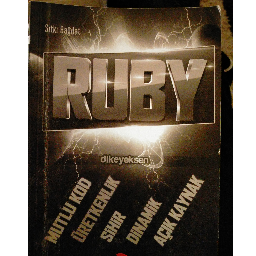 Ruby - Sitki Bagdat Buca, İzmir ve Türkiyenin her yerinden İkinci el ücretsiz kitap