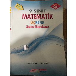 9.sınıf Matematik Soru Bankası - Esen Üç Renk Yayınları Gelibolu, Çanakkale ve Türkiyenin her yerinden İkinci el ücretsiz kitap
